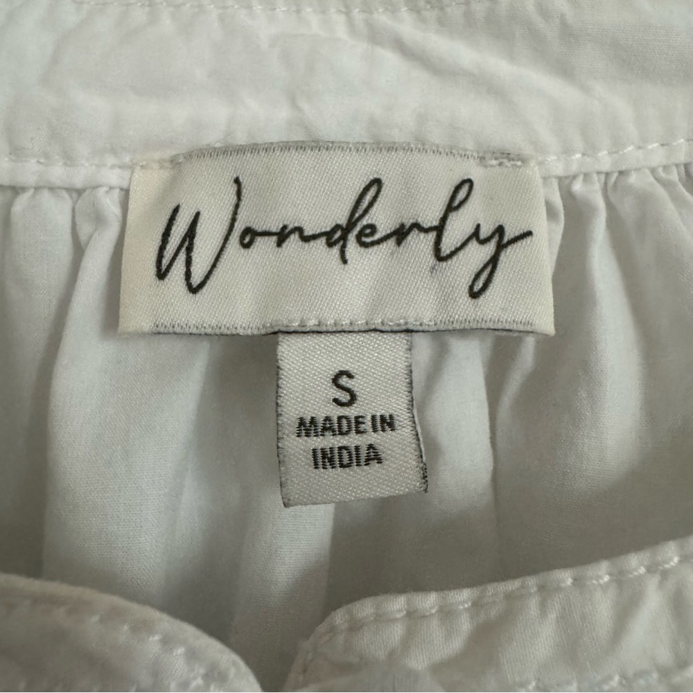 Wonderly Ivory Blouse with Floral Embroidery, S - Picture 11 of 15